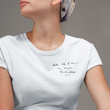 Custom Handwriting Printed Crewneck - Made to Order