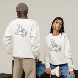Custom Line Drawing Printed Apparel - Made to Order