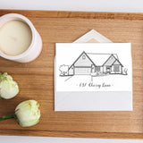 Home Illustration - Custom Line Drawing