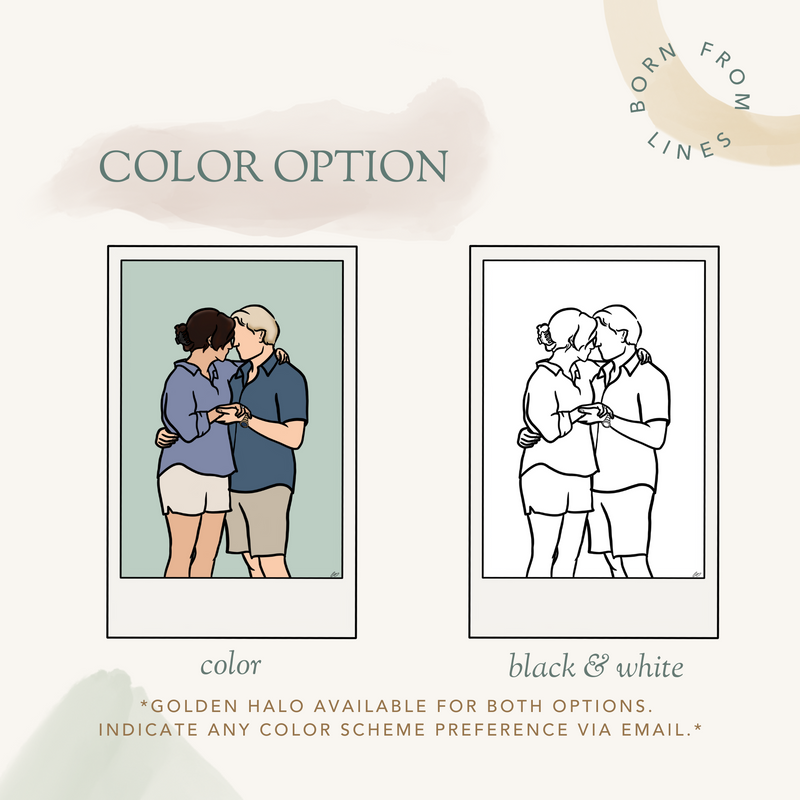Mini Photo Frame - Digital Custom Drawing